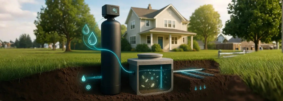 ¿Son seguros los descalcificadores de agua para sistemas sépticos? Guía para propietarios de viviendas