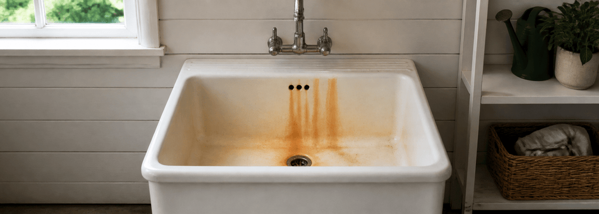 Why Well Water Leaves Orange or Black Stains at Home - RKIN