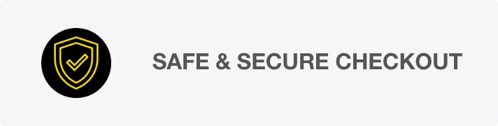 SAFE AND SECURE CHECKOUT