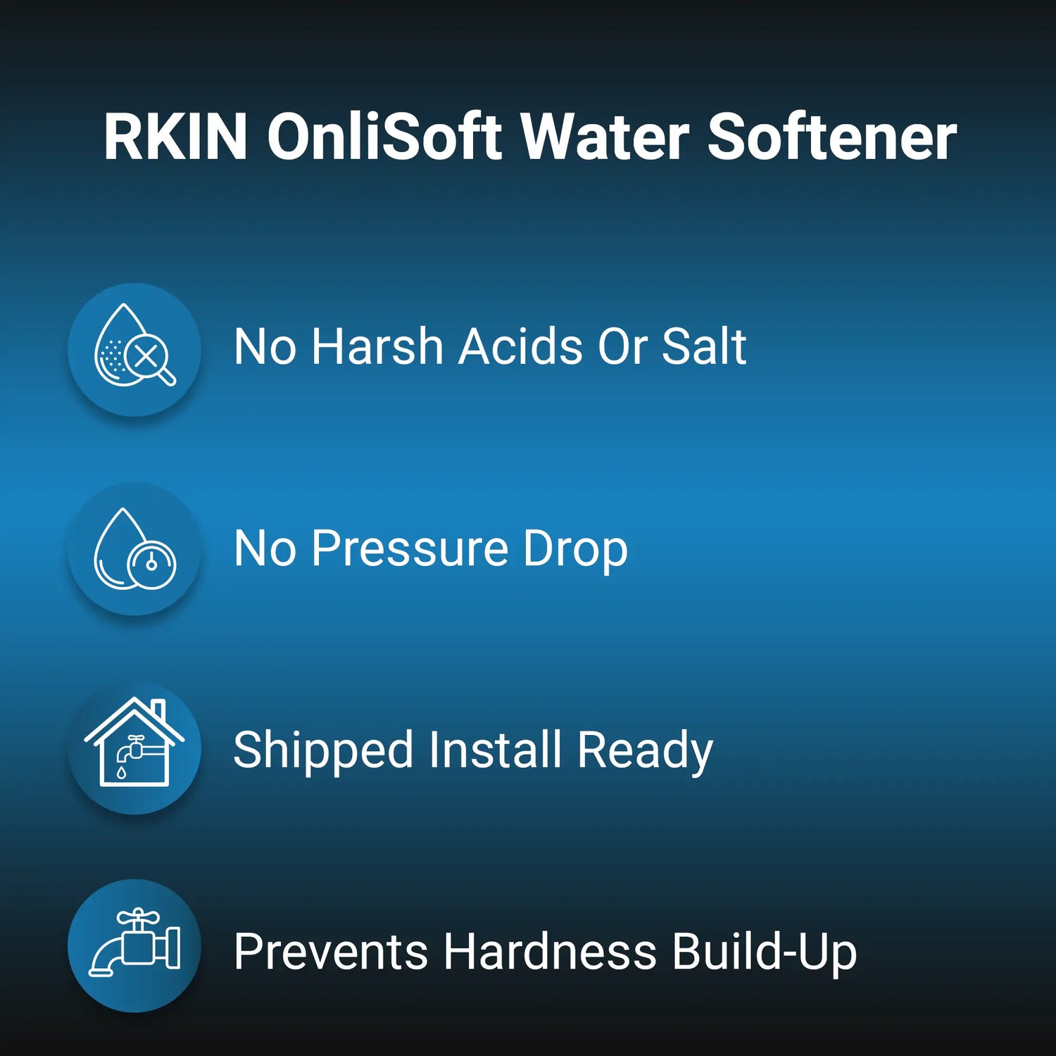 RKIN Salt-Free Water Softener Benefits