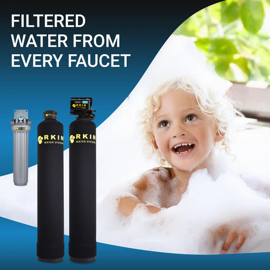 Salt-Free Water Softener and Well Water Filter Combo - RKIN