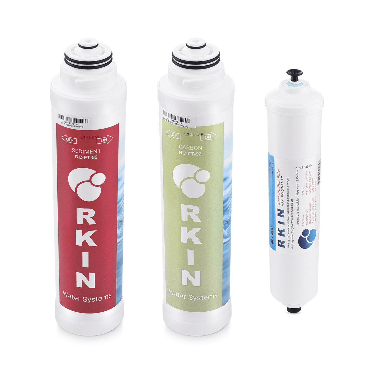 AlcaPure Edition Zero Installation Purifier Replacement Filter Cartridge Kit - RKIN