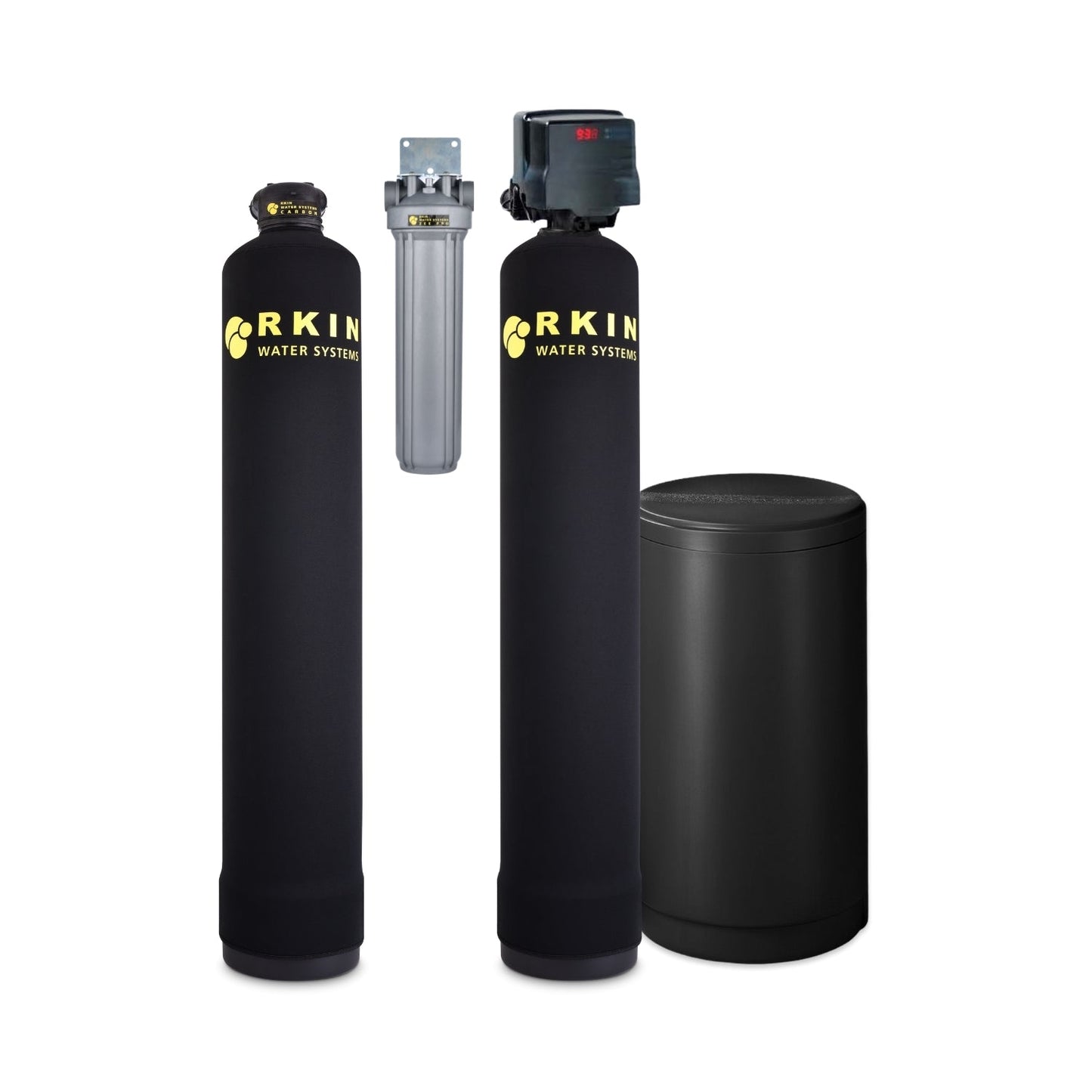 Salt Based Water Softener and Whole House Carbon Filter System - RKIN