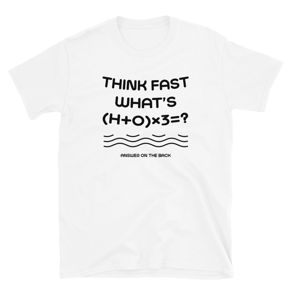 Short-Sleeve Unisex T-Shirt Think Fast #5 - RKIN