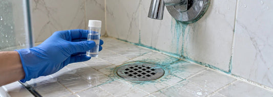 Blue-Green Shower Stains: Test Copper and pH First - RKIN