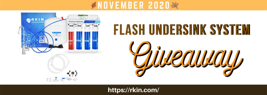 Flash™ Under-Sink Reverse Osmosis Water Filter Giveaway for November 2020 - RKIN
