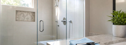 How to Remove Calcium Buildup on Shower Doors Fast - RKIN