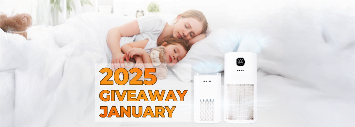 RKIN® January 2025 HEPA 14 Air Purifier – Breathe Cleaner, Healthier Air with UV, Carbon & Ion Technology Giveaway