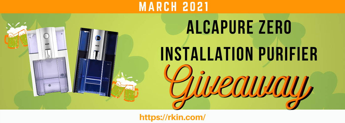 RKINⓇ AlcaPure Zero Installation Purifier Giveaway - RKIN