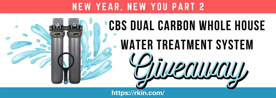 RKINⓇ New Year, New You Part 2 Giveaway: CBS Dual Carbon Whole House Water Treatment System - RKIN