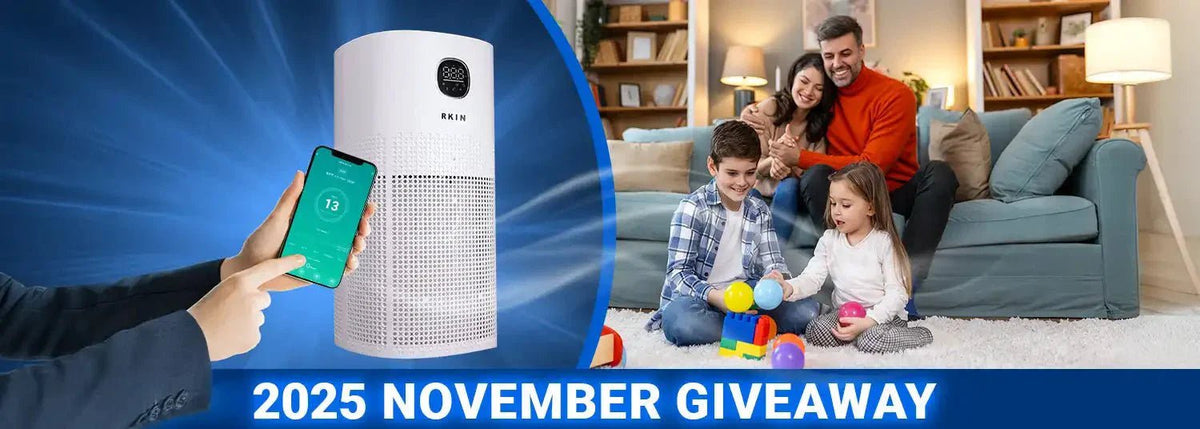 RKINⓇ November 2025 RKIN AH-14 PRO HEPA Air Purifier Giveaway - RKIN