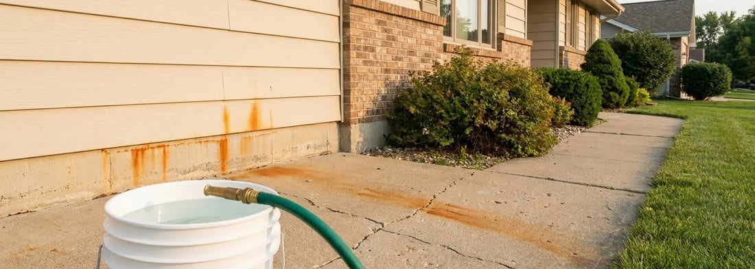 Well Water Rust Stains From a Hose? Check the Route - RKIN