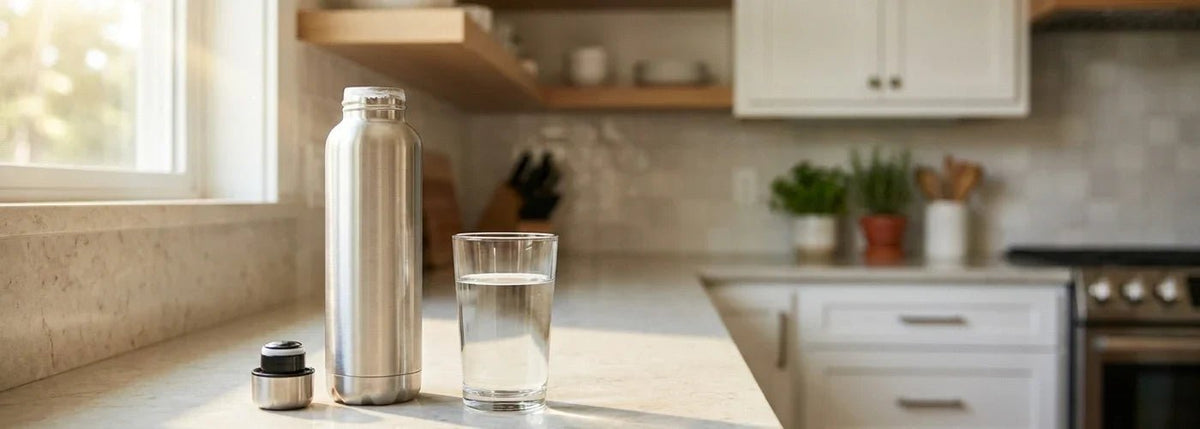White Residue in Water Bottle? What It Means at Home