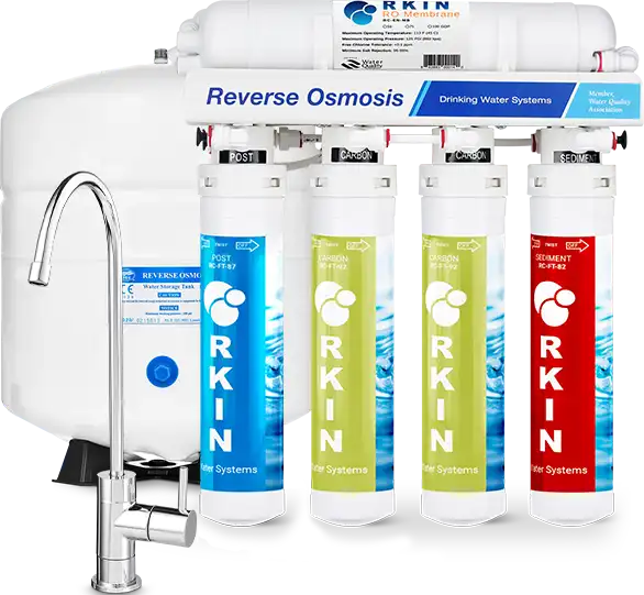 Flash Undersink Reverse Osmosis System with Chrome Lead-Free Faucet