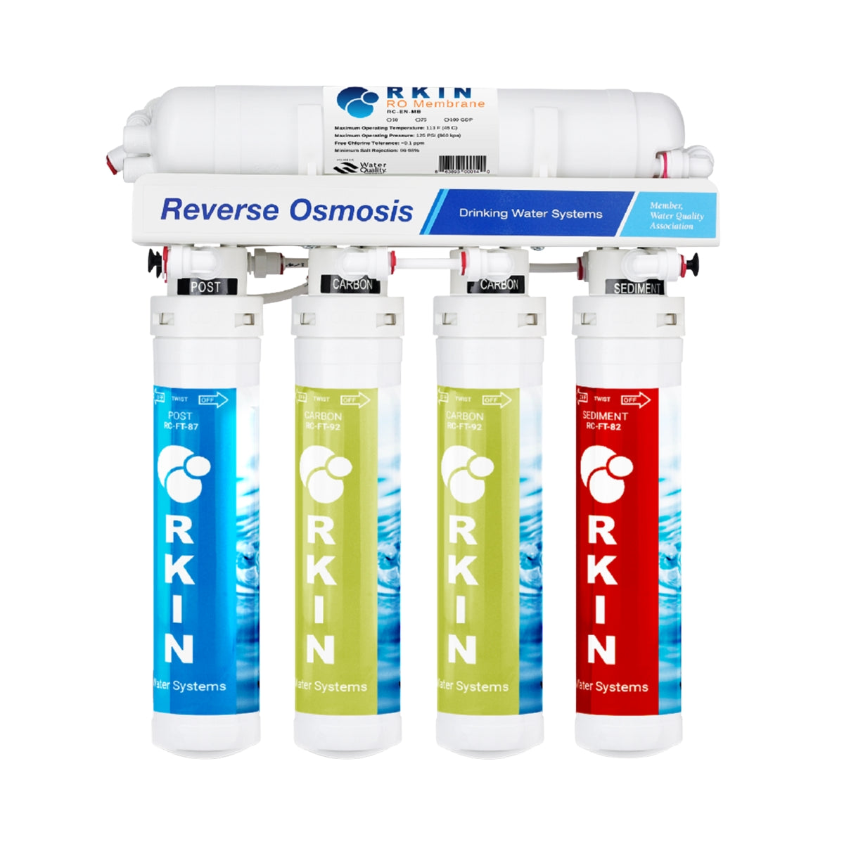 Flash undersink reverse osmosis filter