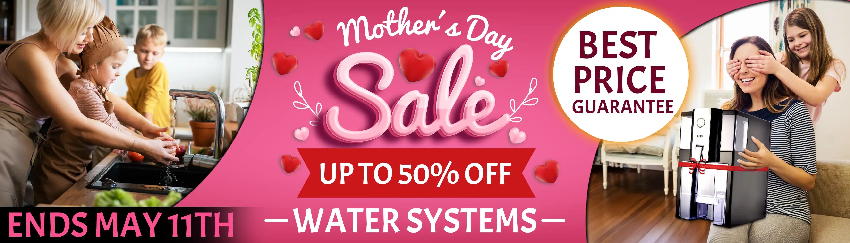 2025 Mother's day sale up to 50% off ends May 11th