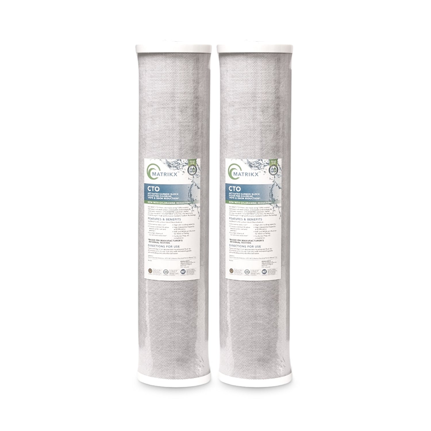 RKIN CBS DC20 Dual Carbon Filter Cartridges