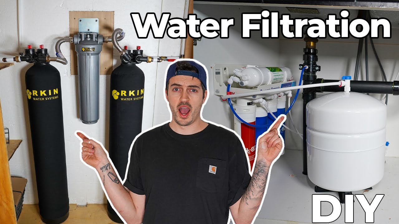 Load video: RKIN Saltless Water Softener Combo Installation Home With Rad dad
