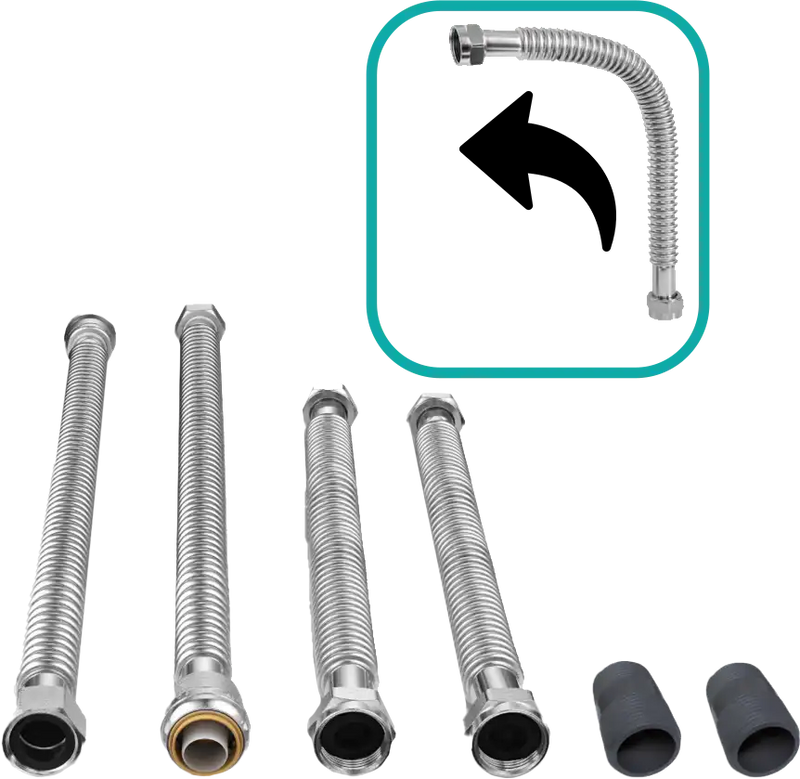 Super Flex Installation Kit for Dual Tank Whole House Water Treatment System