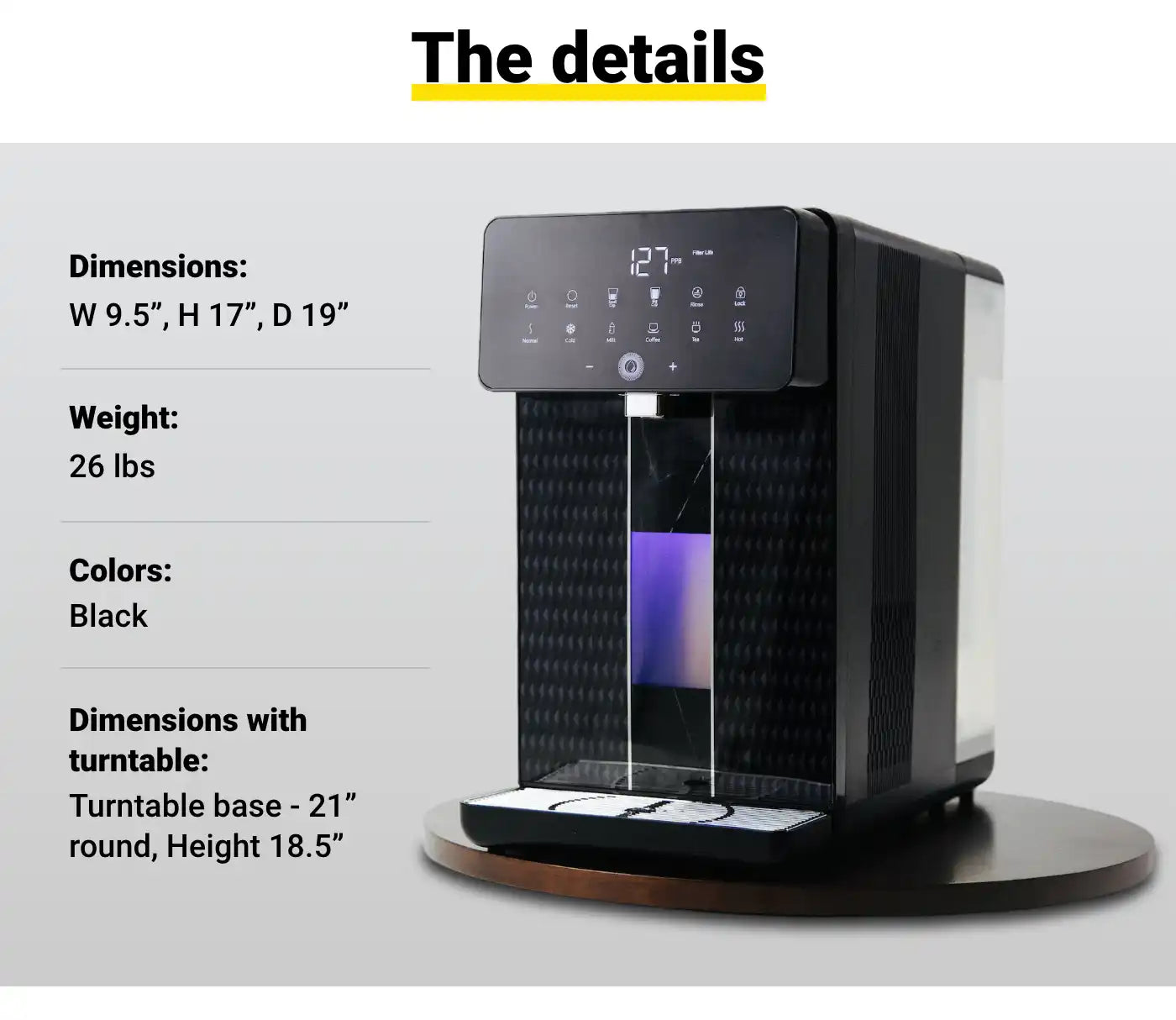 U1 alkaline water machine details