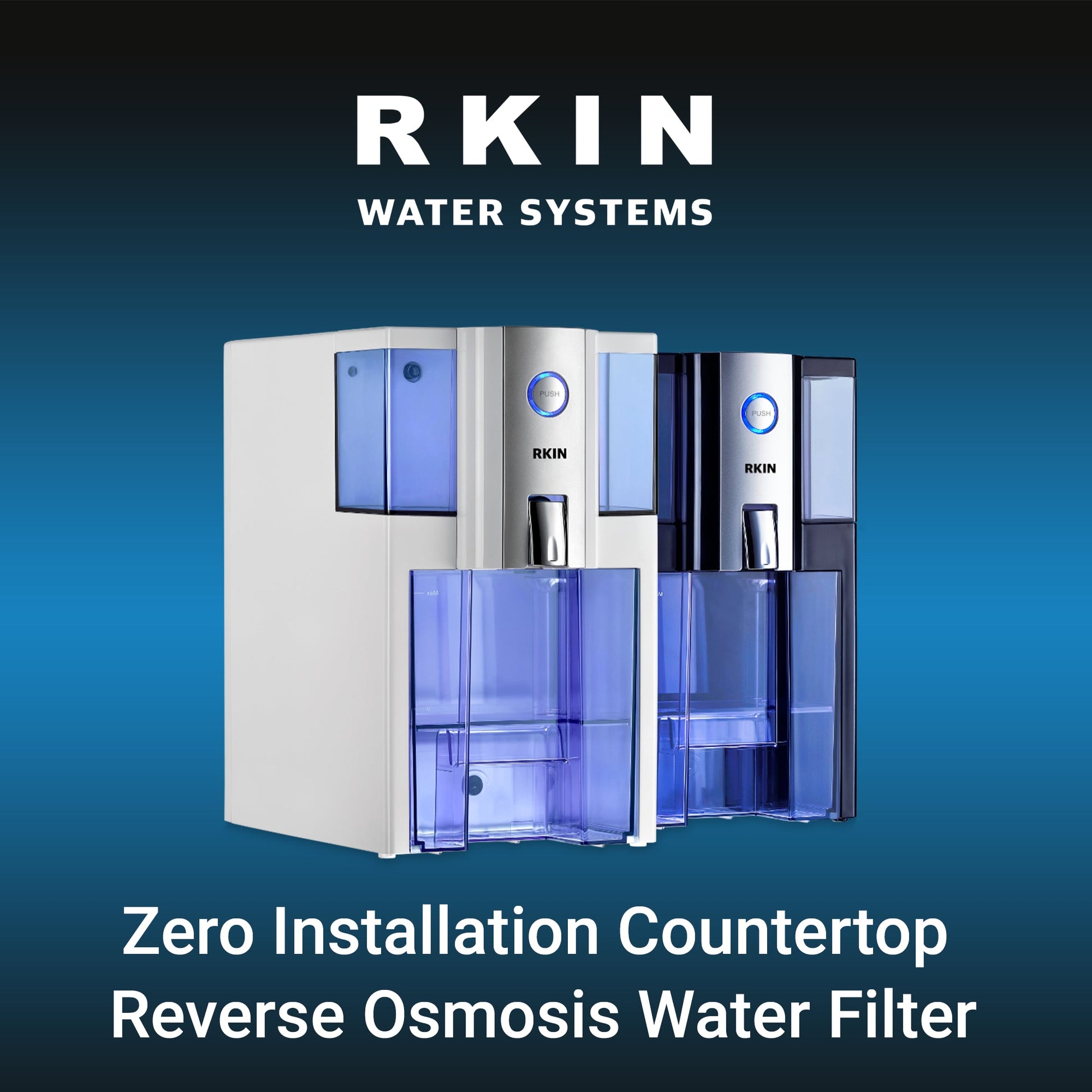 Refurbished Zero Installation Purifier Reverse Osmosis Countertop Water Filter - RKIN