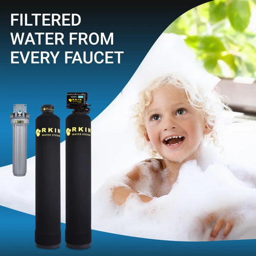 Salt-Free Water Softener and Well Water Filter Combo - RKIN