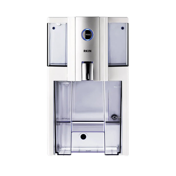 White RKIN ZIP countertop reverse osmosis system with front-access tanks
