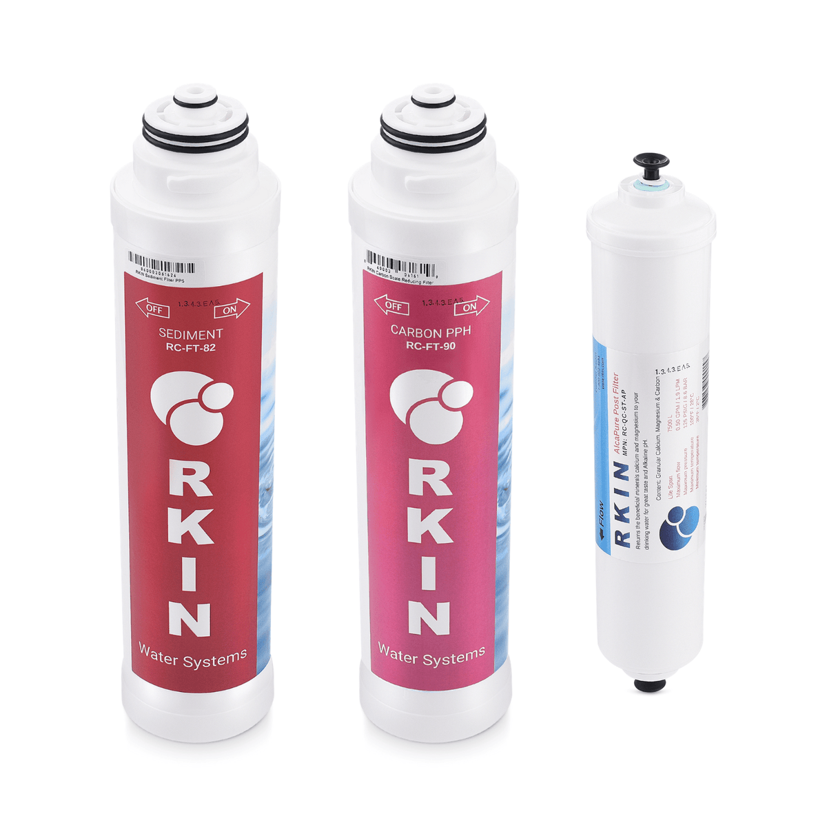 AlcaPure Edition Zero Installation Purifier Replacement Filter Cartridge Kit - RKIN