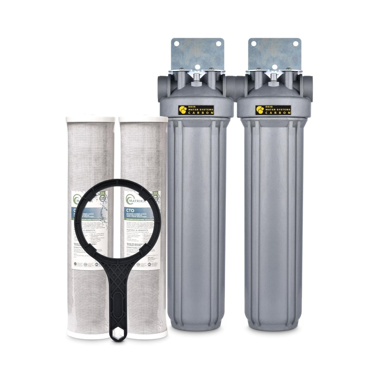 CBS Dual Carbon Whole House Water Filter - RKIN