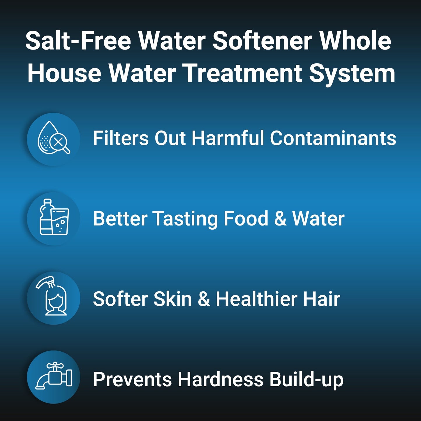 OnliSoft Pro Salt-Free Water Softener and Whole House Carbon Filter System - RKIN