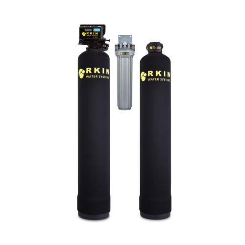 Salt-Free Water Conditioner and Well Water Filter Combo
