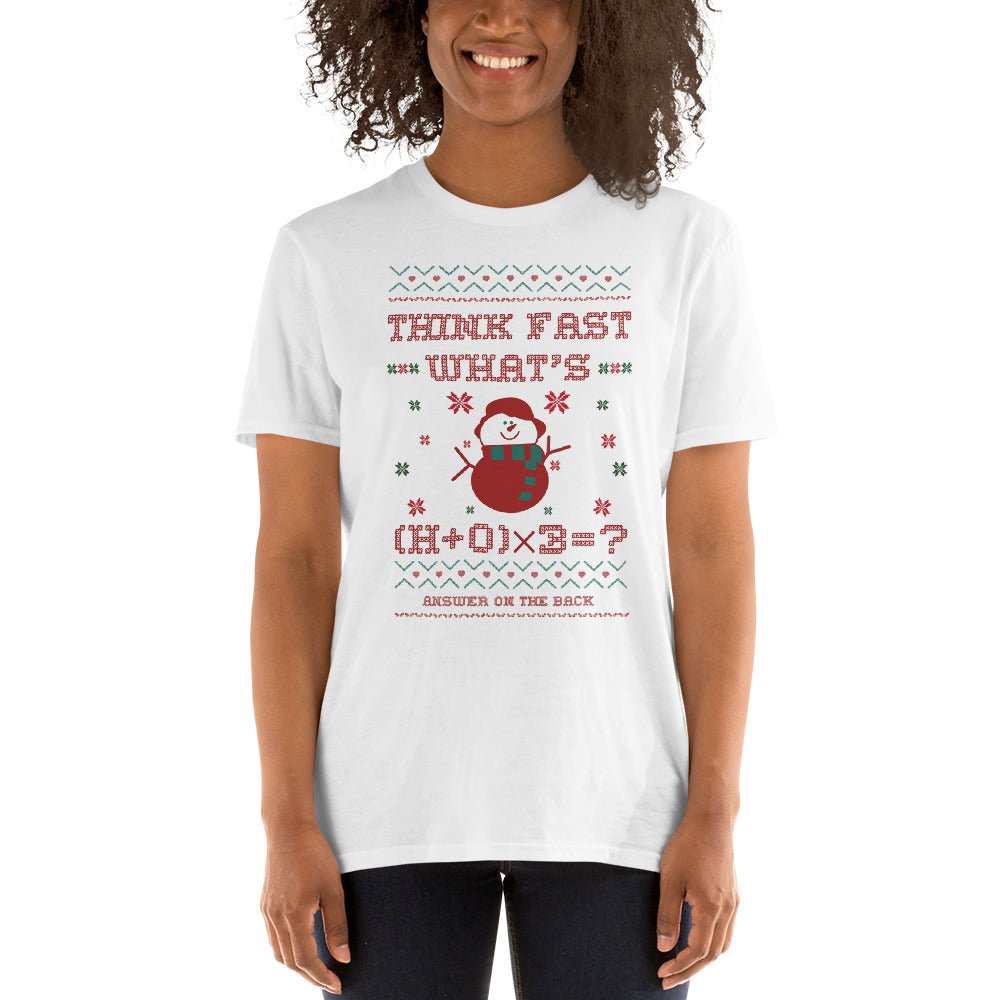 Short-Sleeve Unisex T-Shirt Think Fast #3 - RKIN