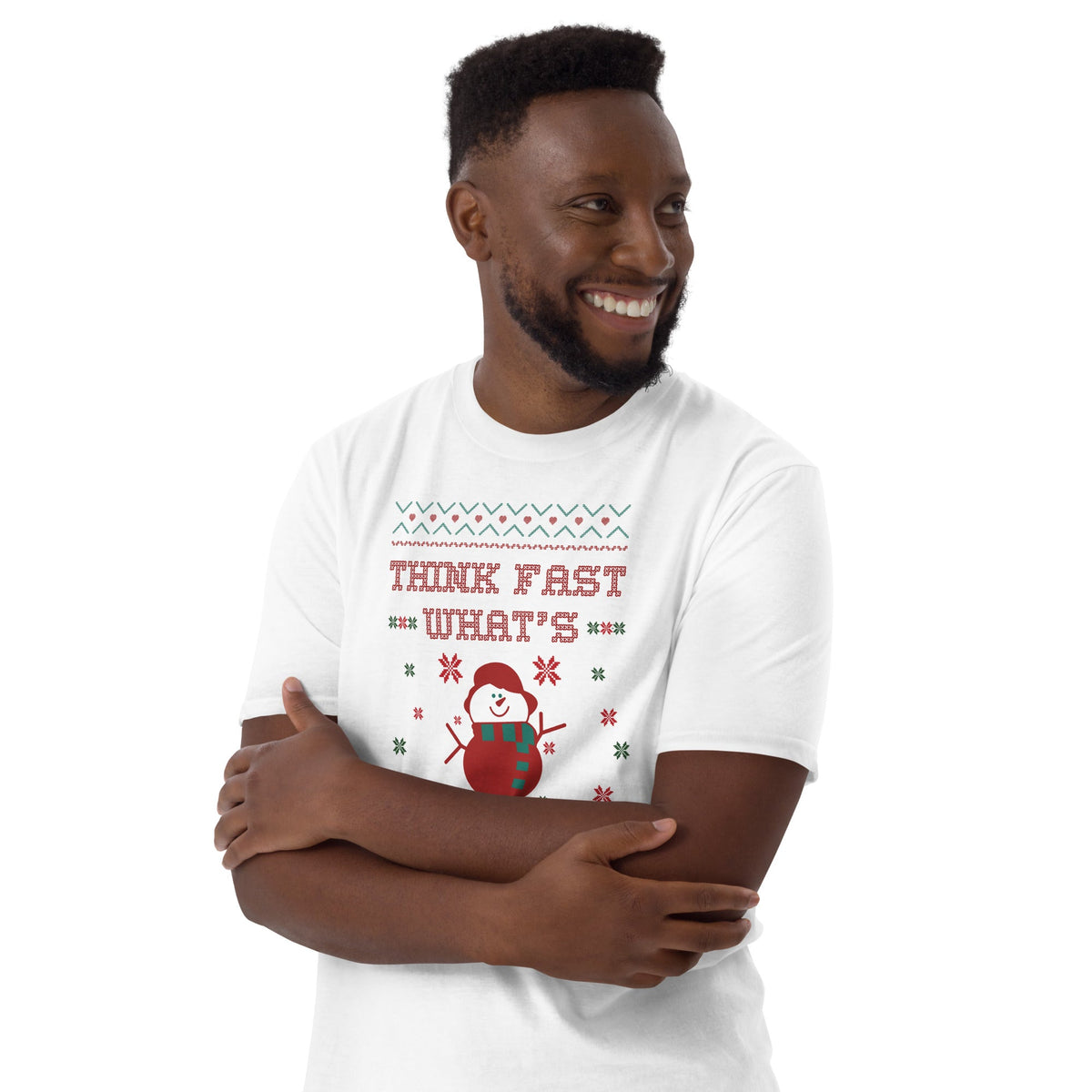 Short-Sleeve Unisex T-Shirt Think Fast #3 - RKIN