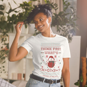 Short-Sleeve Unisex T-Shirt Think Fast #3 - RKIN