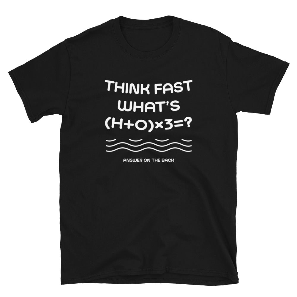 Short-Sleeve Unisex T-Shirt Think Fast #4 - RKIN